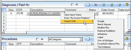 PCM Search With option
