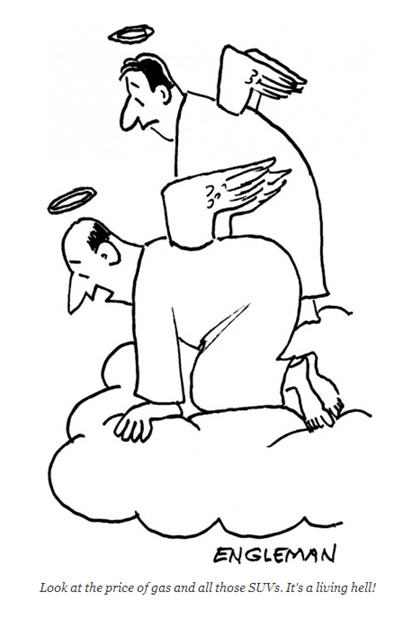 angels - gas - SUV cartoon
