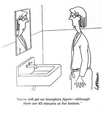 hourglass figure cartoon