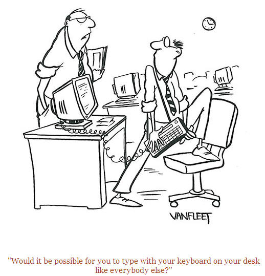 Type Like Everyone Else cartoon