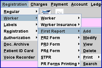 first report form 5021