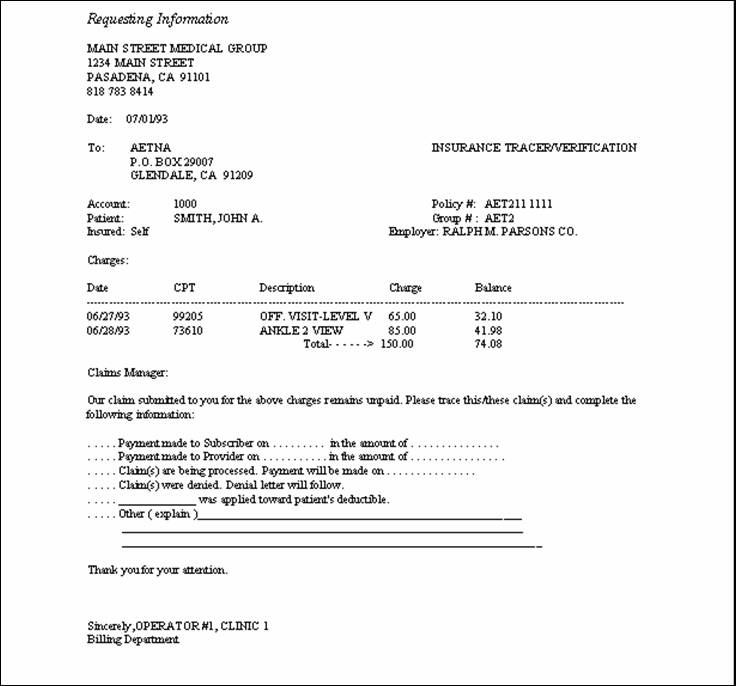 Insurance Claim Denial Letter Sample from www.primeclinical.com